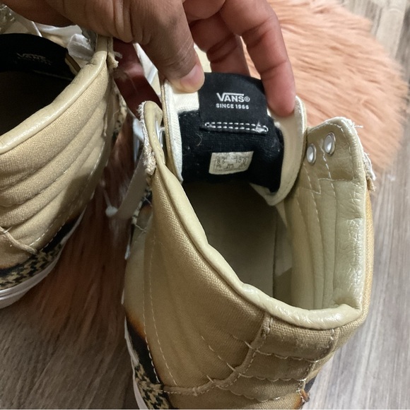 Vans Lightning Bolt Houndstooth High Top Sneakers Mens 8.5 - Picture 12 of 15